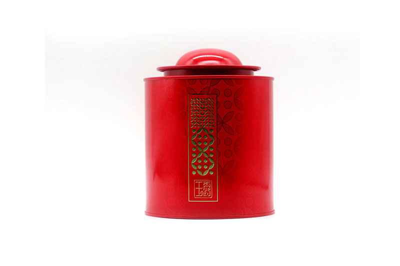 新款茶叶密封罐小号茶叶罐铁罐,马口铁茶叶包装圆罐定制